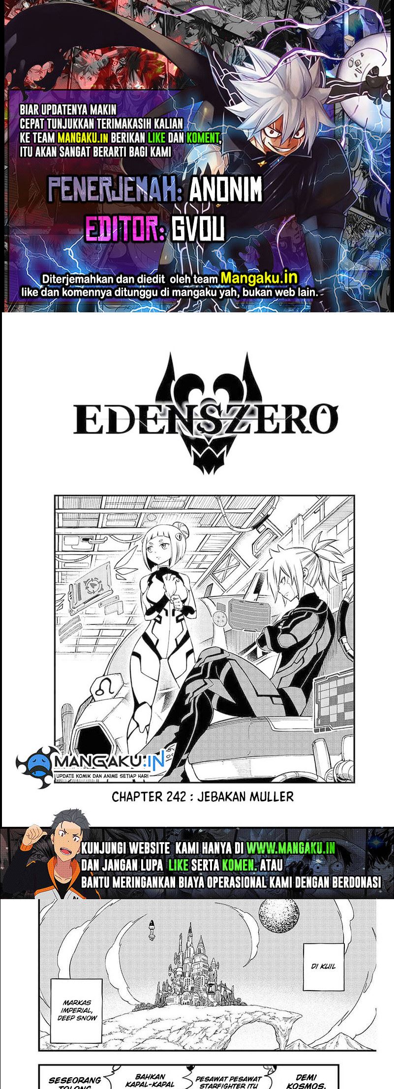 Eden’s Zero Chapter 242